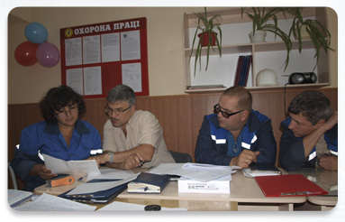 The commission checks the works of the participants "Best in the profession - 2013" 