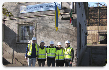 Working visit to Keramet Hungary LLC (Dunaujvaros, 2015) )