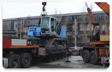 Монтаж навантажувальної машини TEREX Fuchs RHL 860 Х-trac Pylon у Кам’янському КЦ 